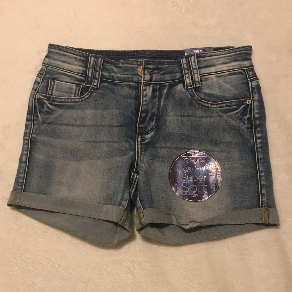 Elite Jeans low rise jean shorts